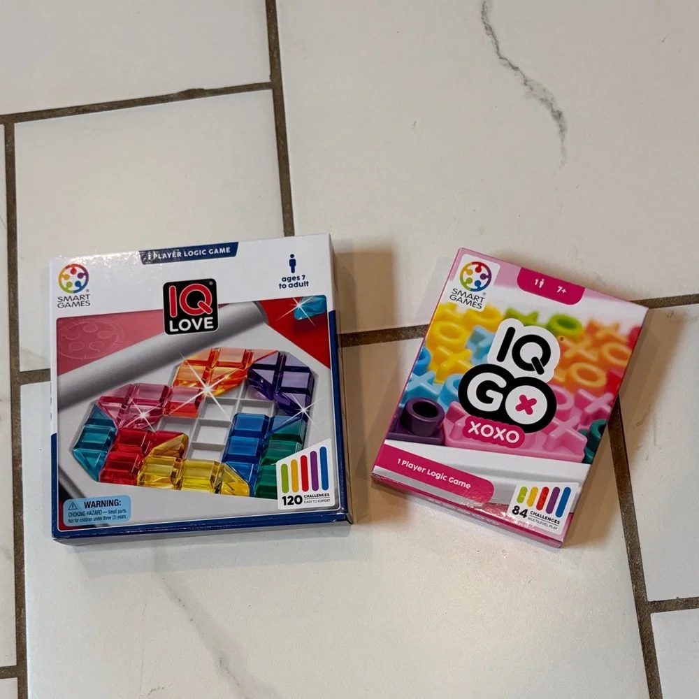 (2) IQ Love One-Player Logic Games - Brand new, unopened